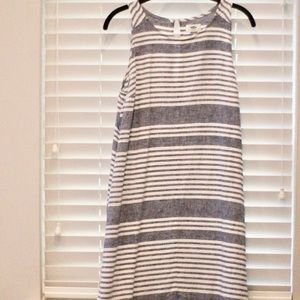 Old Navy linen striped dress